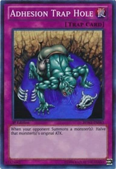 Adhesion Trap Hole Battle Pack 2: War of the Giants Round 2 Yu-Gi-Oh! card