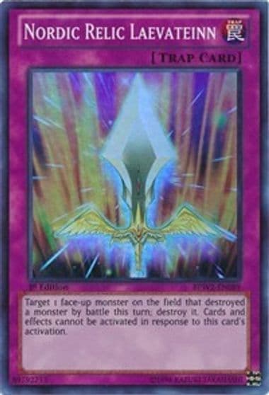 Nordic Relic Laevateinn Battle Pack 2: War of the Giants Round 2 Yu-Gi-Oh! card