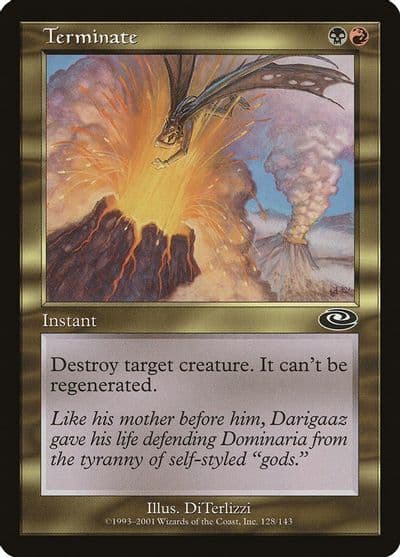 Terminate Planeshift Magic card