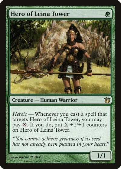 Hero of Leina Tower Born of the Gods Magic card