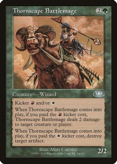 Thornscape Battlemage Planeshift Magic card