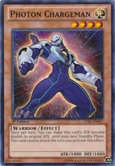 Photon Chargeman Legacy of the Valiant Yu-Gi-Oh! card