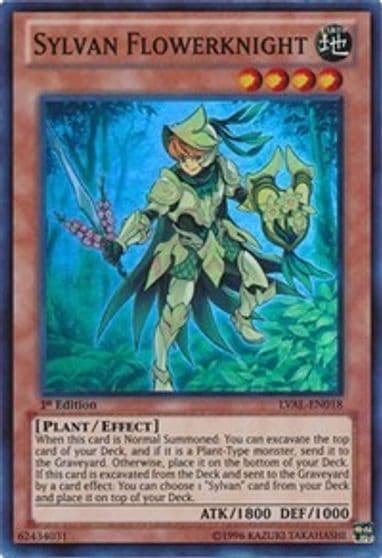 Sylvan Flowerknight Legacy of the Valiant Yu-Gi-Oh! card
