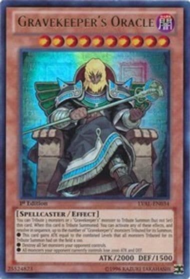 Gravekeepers Oracle Legacy of the Valiant Yu-Gi-Oh! card