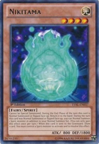 Nikitama Legacy of the Valiant Yu-Gi-Oh! card