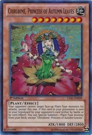Chirubime Princess of Autumn Leaves Legacy of the Valiant Yu-Gi-Oh! card