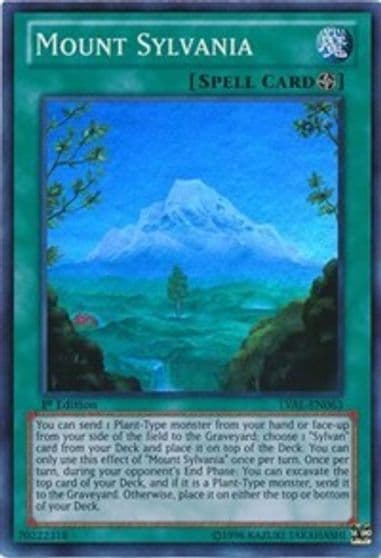 Mount Sylvania Legacy of the Valiant Yu-Gi-Oh! card