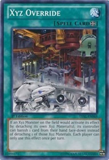 Xyz Override Legacy of the Valiant Yu-Gi-Oh! card