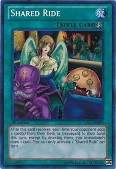 Shared Ride Legacy of the Valiant Yu-Gi-Oh! card