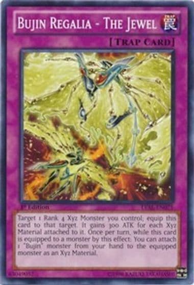Bujin Regalia The Jewel Legacy of the Valiant Yu-Gi-Oh! card