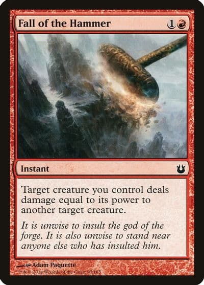 Fall of the Hammer Born of the Gods Magic card