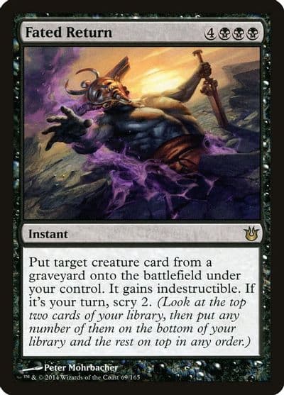 Fated Return Born of the Gods Magic card
