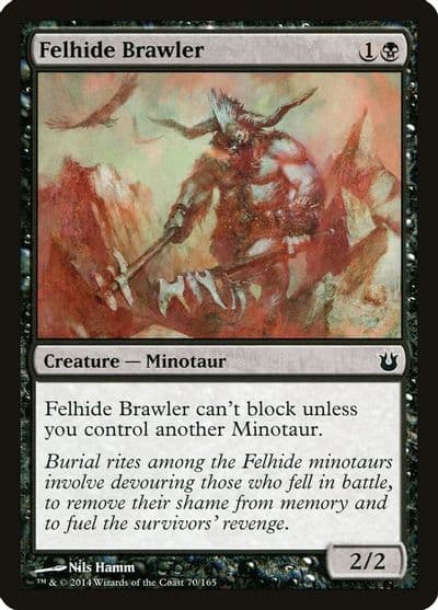 Felhide Brawler Born of the Gods Magic card