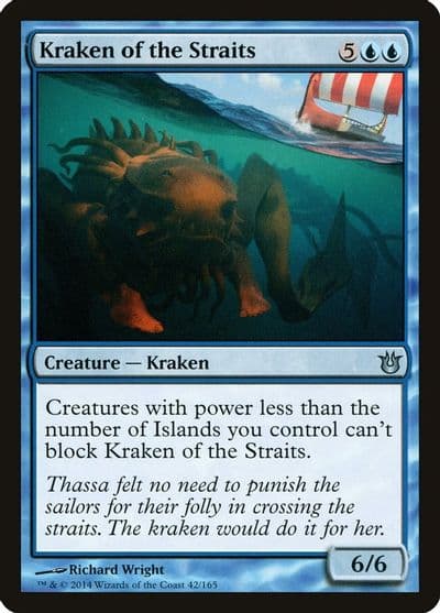 Kraken of the Straits Born of the Gods Magic card