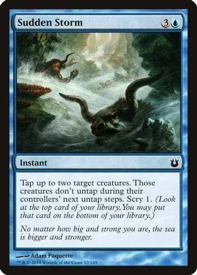 Sudden Storm Born of the Gods Magic card