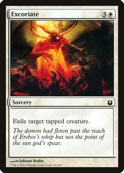 Excoriate Born of the Gods Magic card
