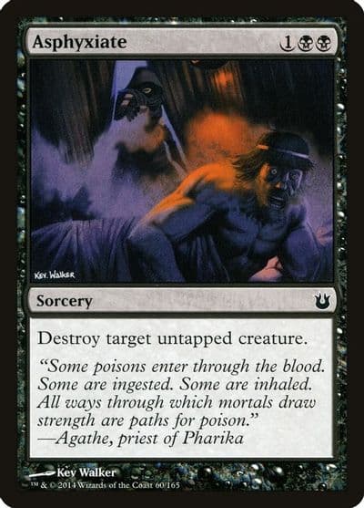 Asphyxiate Born of the Gods Magic card