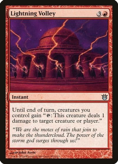 Lightning Volley Born of the Gods Magic card