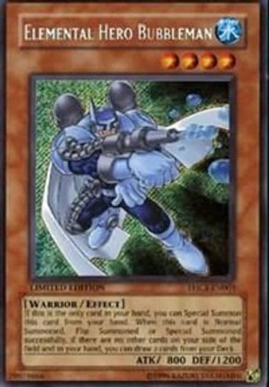 Elemental HERO Bubbleman Elemental Hero Collection 1 Yu-Gi-Oh! card