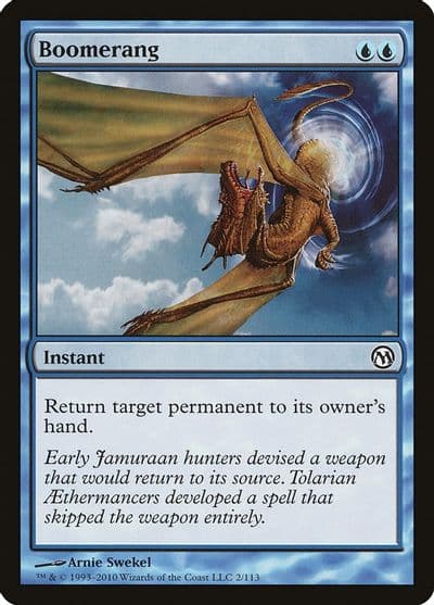 Boomerang Duels of the Planeswalkers Magic card