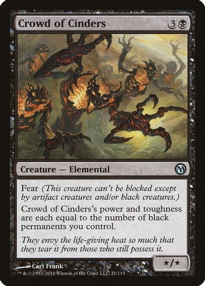 Crowd of Cinders Duels of the Planeswalkers Magic card