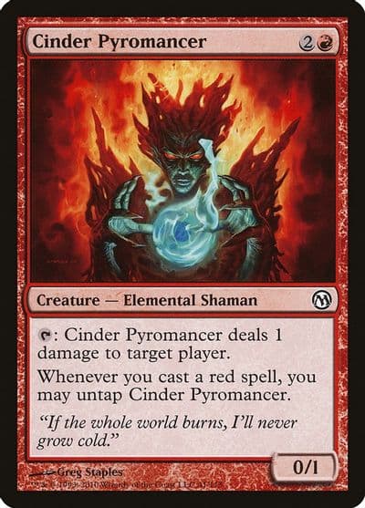 Cinder Pyromancer Duels of the Planeswalkers Magic card