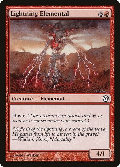 Lightning Elemental Duels of the Planeswalkers Magic card