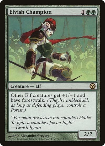 Elvish Champion Duels of the Planeswalkers Magic card