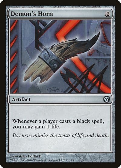 Demons Horn Duels of the Planeswalkers Magic card