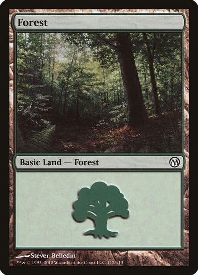 Forest 112 Duels of the Planeswalkers Magic card