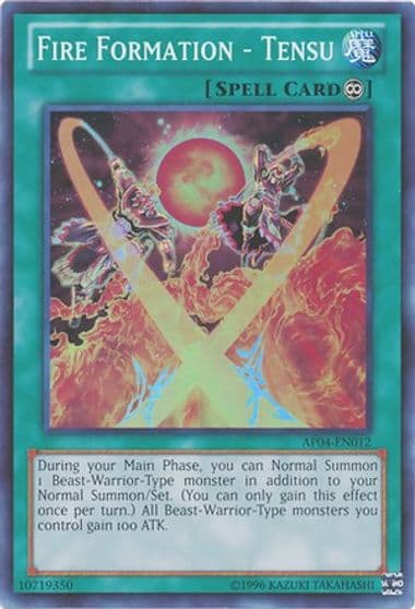 Fire Formation Tensu Astral Pack 4 Yu-Gi-Oh! card