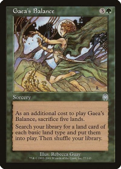 Gaeas Balance Apocalypse Magic card