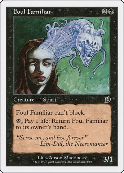 Foul Familiar Deckmasters Garfield vs Finkel Magic card