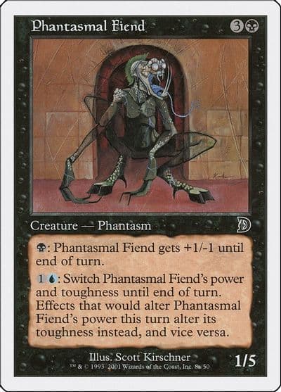 Phantasmal Fiend 8a Deckmasters Garfield vs Finkel Magic card