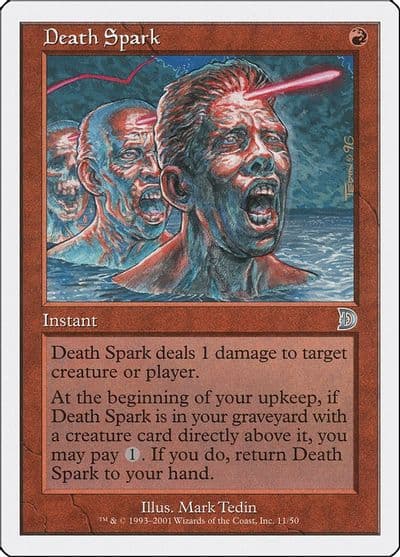 Death Spark Deckmasters Garfield vs Finkel Magic card