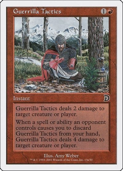 Guerrilla Tactics 13a Deckmasters Garfield vs Finkel Magic card