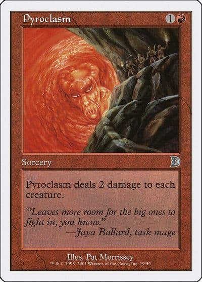 Pyroclasm Deckmasters Garfield vs Finkel Magic card