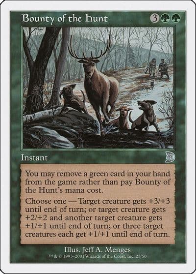Bounty of the Hunt Deckmasters Garfield vs Finkel Magic card