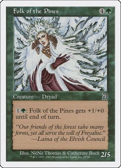 Folk of the Pines Deckmasters Garfield vs Finkel Magic card