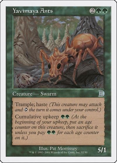 Yavimaya Ants Deckmasters Garfield vs Finkel Magic card