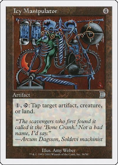 Icy Manipulator Deckmasters Garfield vs Finkel Magic card