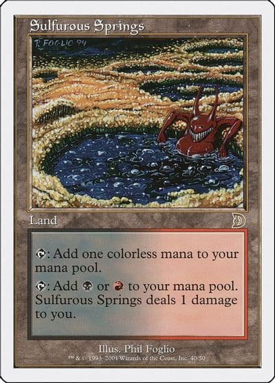 Sulfurous Springs Deckmasters Garfield vs Finkel Magic card