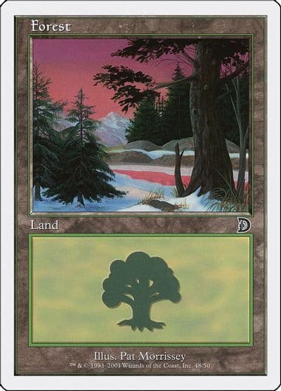 Forest 48 Deckmasters Garfield vs Finkel Magic card