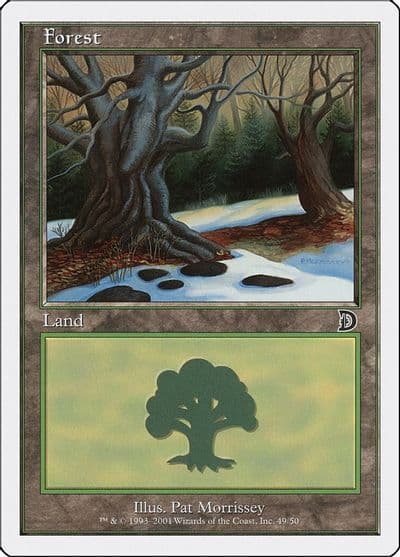 Forest 49 Deckmasters Garfield vs Finkel Magic card