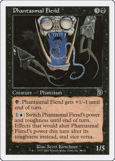 Phantasmal Fiend 8b Deckmasters Garfield vs Finkel Magic card
