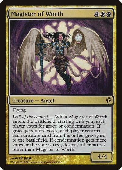 Magister of Worth Launch Party & Release Event Promos Magic card