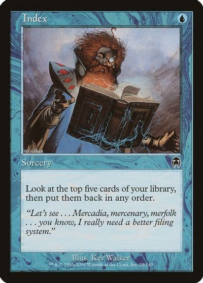 Index Apocalypse Magic card