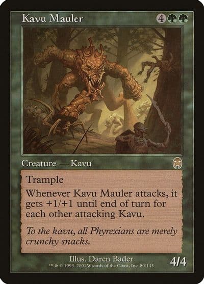 Kavu Mauler Apocalypse Magic card