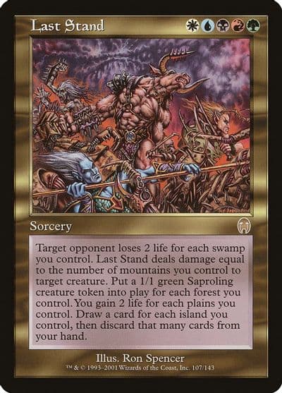 Last Stand Apocalypse Magic card