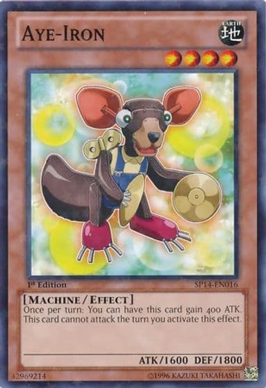 Aye Iron Starfoil Star Pack 2014 Yu-Gi-Oh! card